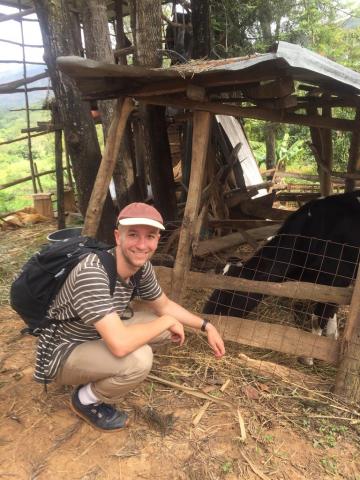 Farm visit during data collection