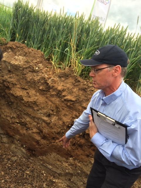 Soil specialist in the Soil Pit Trip to Cereals 2016