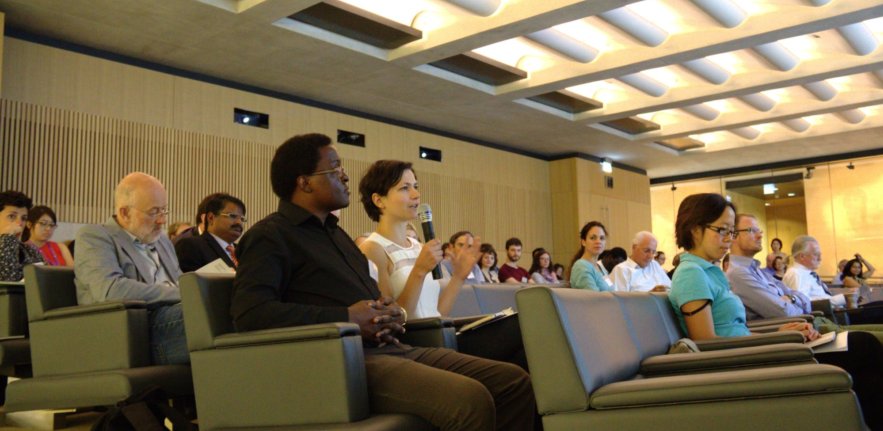 Question and answer session at Global Food Security Cambridge Symposium 2015